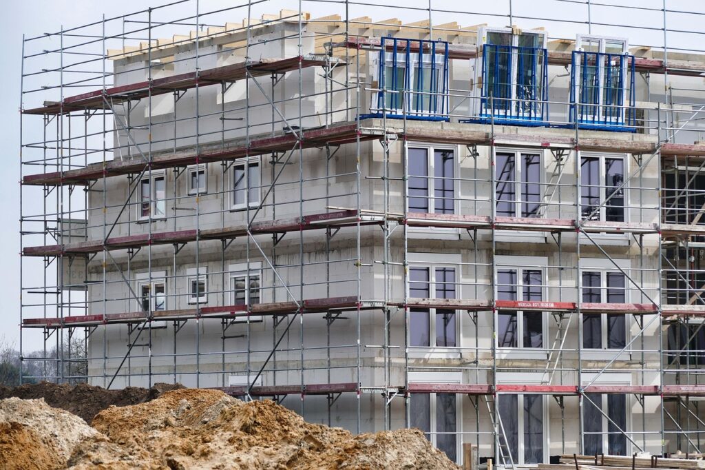 new building, housebuilding, construction site, construction work, to build, framework, building, iron bars, house, shell, construction, work, architecture, scaffolding, handyman, building trade, construction site, scaffolding, scaffolding, scaffolding, scaffolding, scaffolding